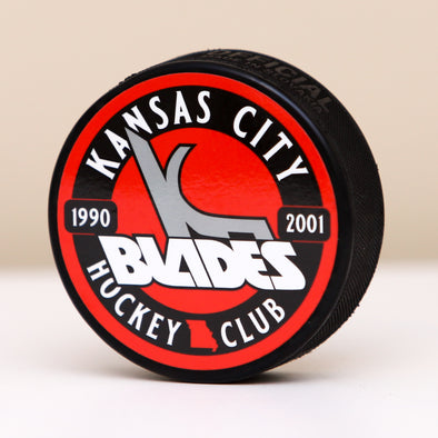 Kansas City Blades Hockey Puck