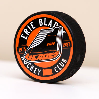 Erie Blades Hockey Puck