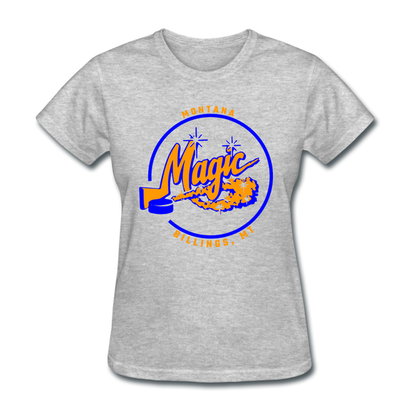 Montana Magic Logo Women's T-Shirt (CHL) - heather gray