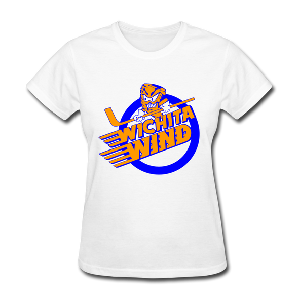 Wichita Wind Logo Women's T-Shirt (CHL) - white