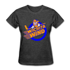 Wichita Wind Logo Women's T-Shirt (CHL) - heather black