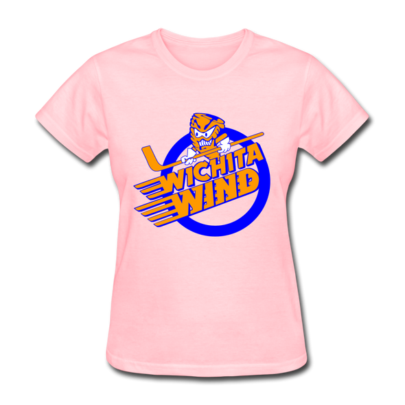 Wichita Wind Logo Women's T-Shirt (CHL) - pink