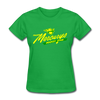 Toledo Mercurys Logo Women's T-Shirt - bright green