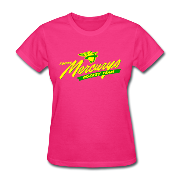 Toledo Mercurys Logo Women's T-Shirt - fuchsia