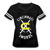 Cincinnati Swords Logo Women's T-Shirt - black/white