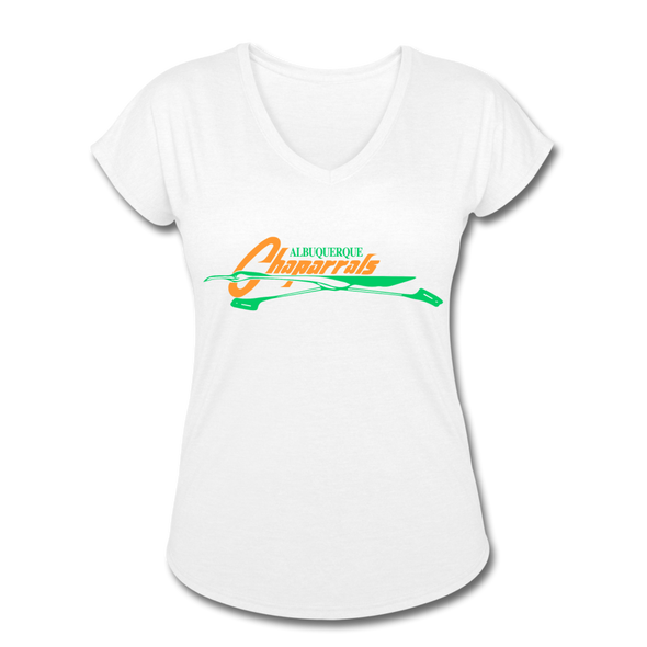 Albuquerque Chaparrals Logo Women's T-Shirt - white