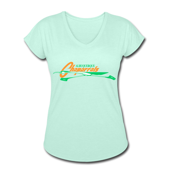 Albuquerque Chaparrals Logo Women's T-Shirt - mint