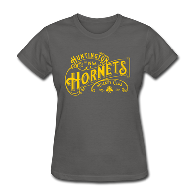 Huntington Hornets Women's T-Shirt - charcoal