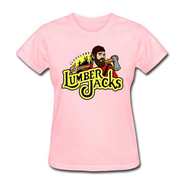 Cleveland Lumberjacks Logo Women's T-Shirt - pink