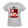 Columbus Checkers Logo Women's T-Shirt - heather gray