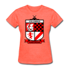 Columbus Checkers Logo Women's T-Shirt - heather coral