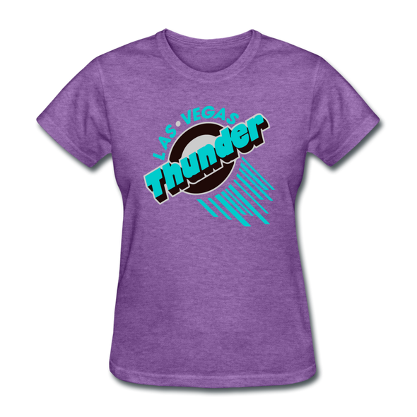 Las Vegas Thunder Logo Women's T-Shirt - purple heather