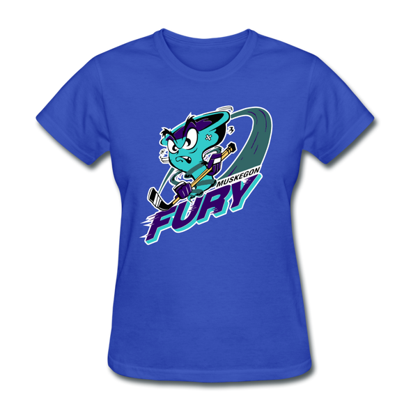 Muskegon Fury Women's T-Shirt - royal blue