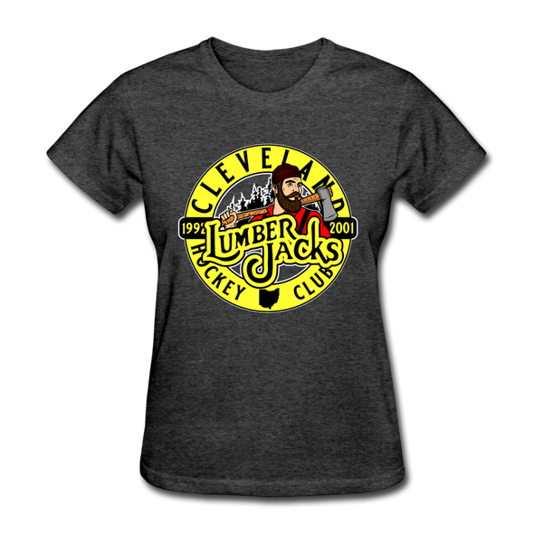 Cleveland Lumberjacks Women's T-Shirt - heather black