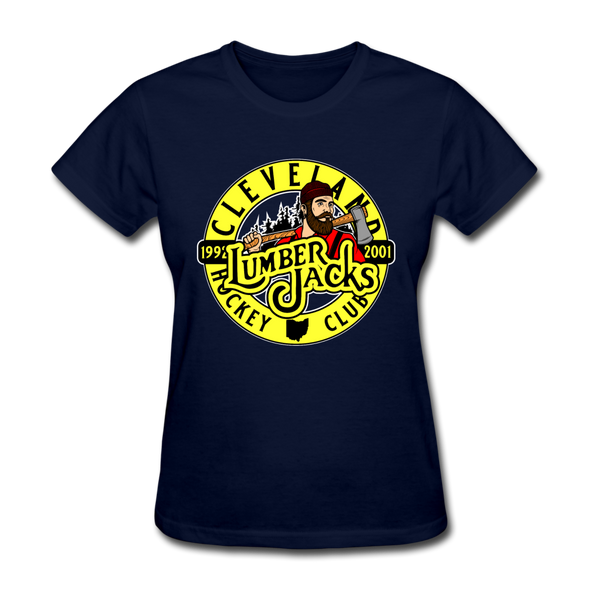 Cleveland Lumberjacks Women's T-Shirt - navy