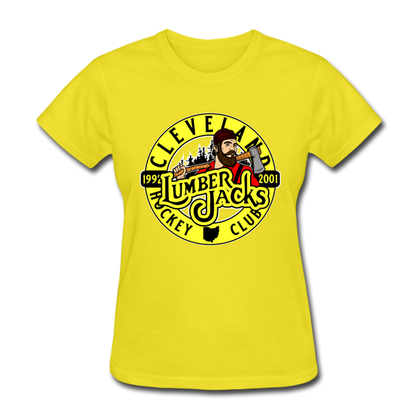 Cleveland Lumberjacks Women's T-Shirt - yellow