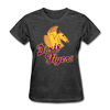 Nashville Dixie Flyers Pegasus Logo Women's T-Shirt - heather black