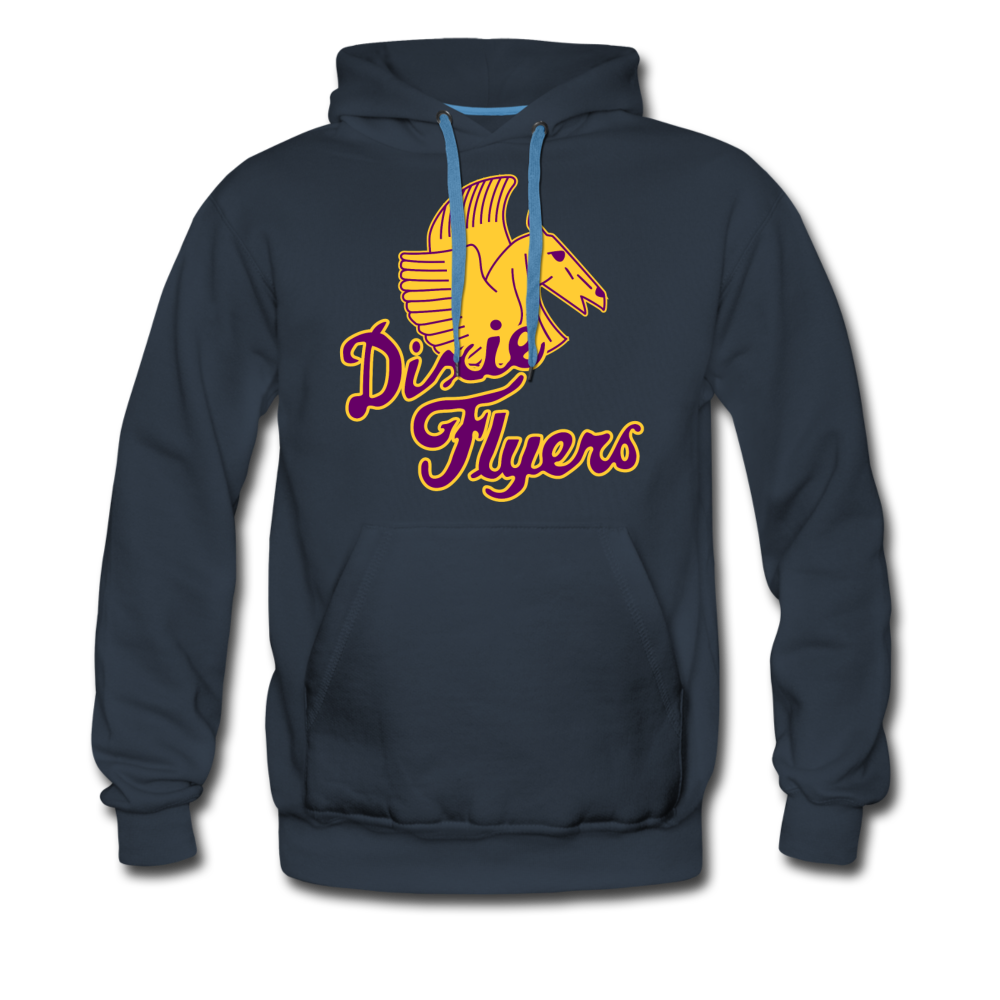 Nashville Dixie Flyers Pegasus Logo Premium Hoodie - navy