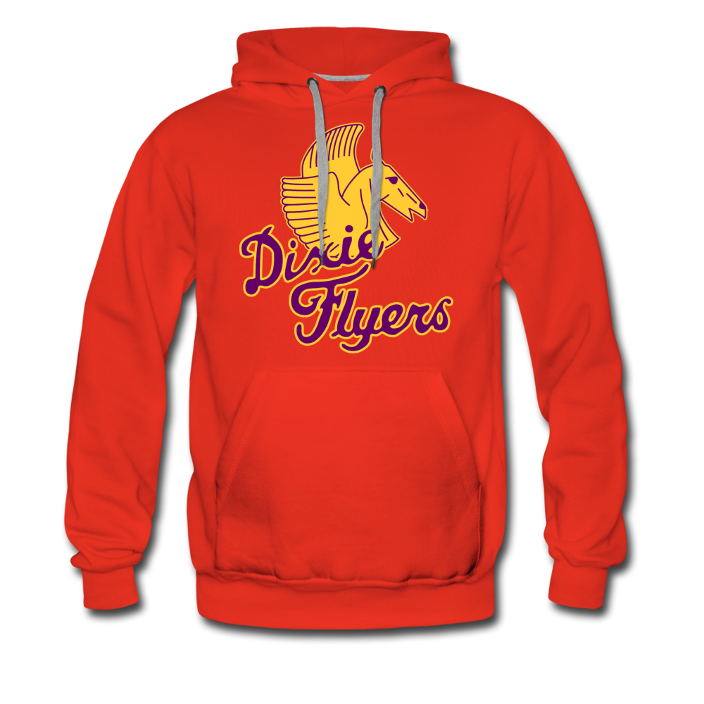 Nashville Dixie Flyers Pegasus Logo Premium Hoodie - red