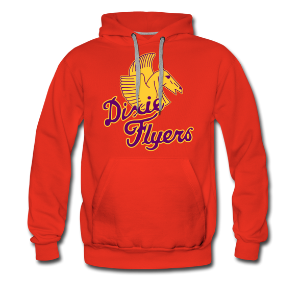 Nashville Dixie Flyers Pegasus Logo Premium Hoodie - red