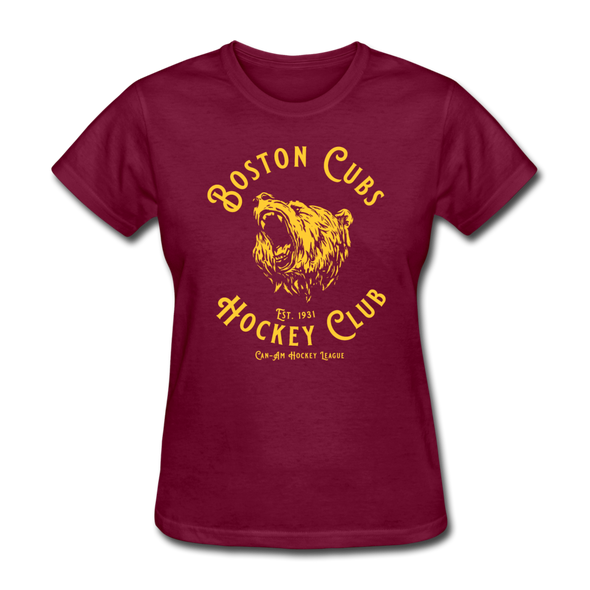 Boston Cubs Women's T-Shirt - burgundy