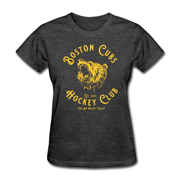 Boston Cubs Women's T-Shirt - heather black