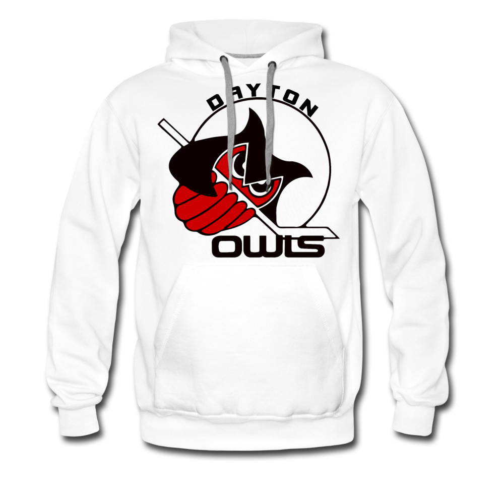 Dayton Owls Premium Hoodie - white