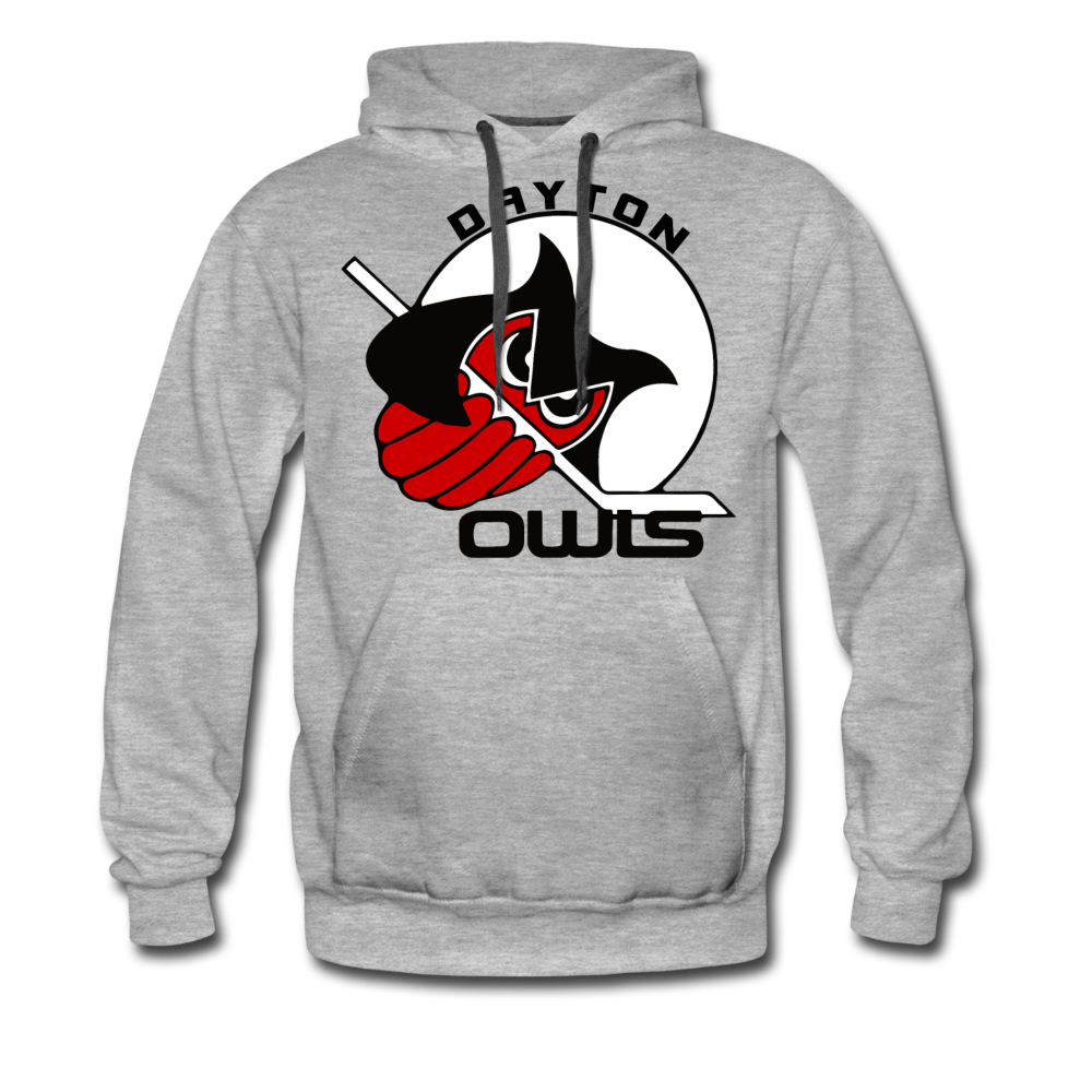 Dayton Owls Premium Hoodie - heather gray