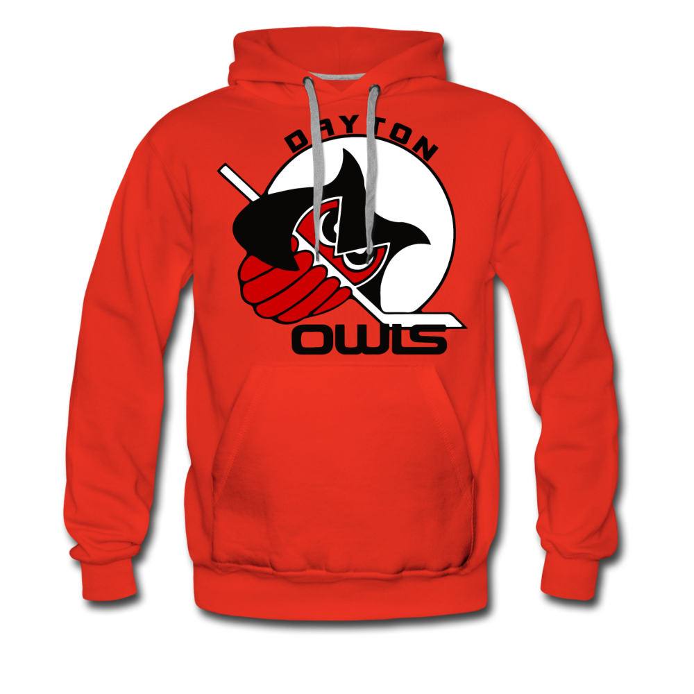 Dayton Owls Premium Hoodie - red