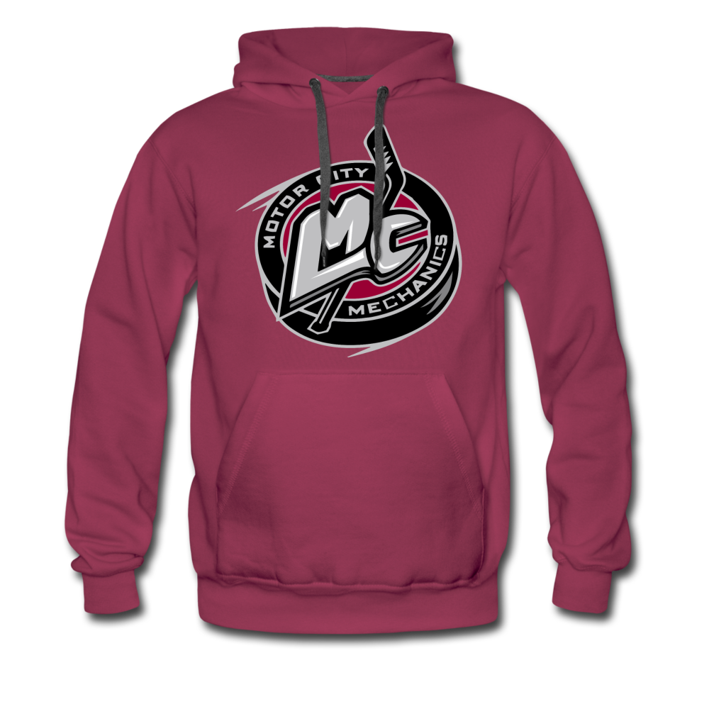 Motor City Mechanics Premium Hoodie - burgundy