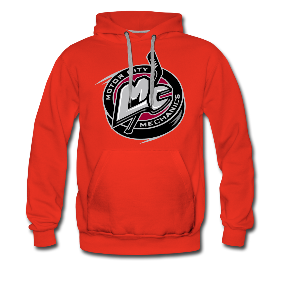 Motor City Mechanics Premium Hoodie - red