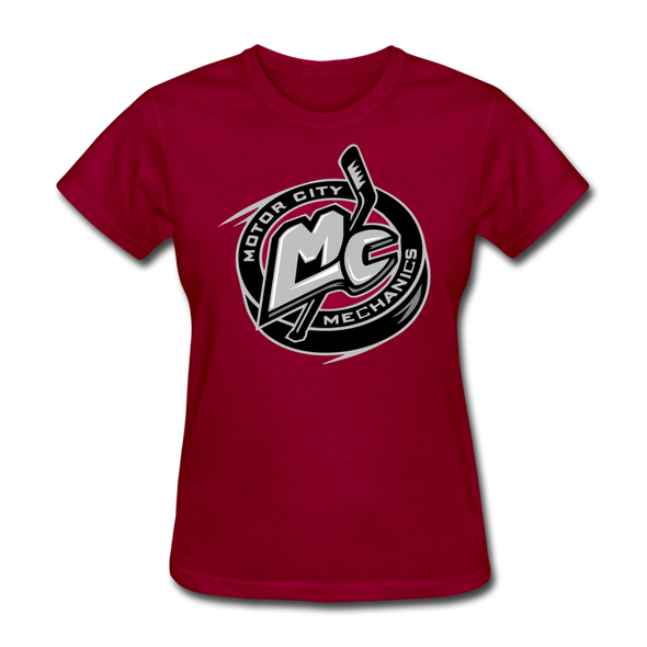 Motor City Mechanics Women's T-Shirt - dark red