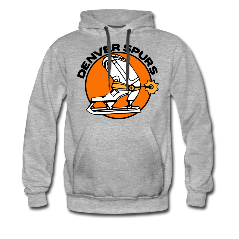Denver Spurs Premium Hoodie - heather gray