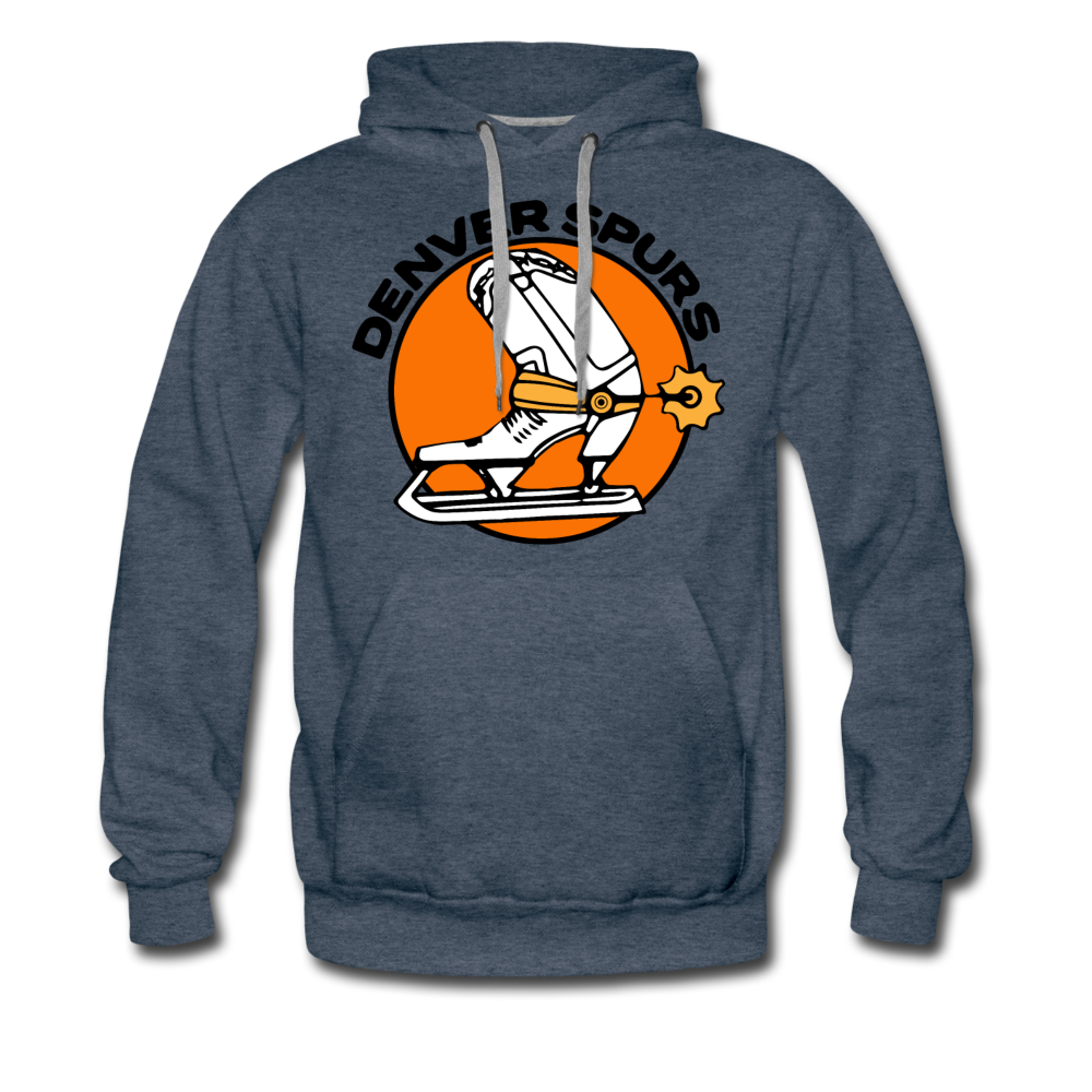 Denver Spurs Premium Hoodie - heather denim