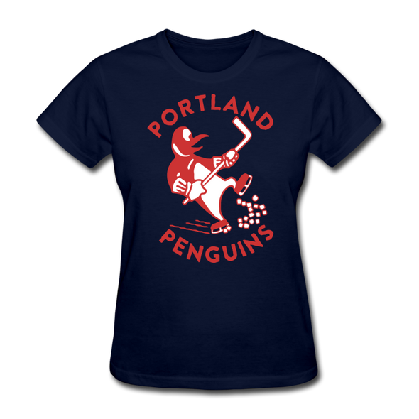 Portland Penguins Women's T-Shirt - navy