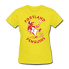 Portland Penguins Women's T-Shirt - yellow