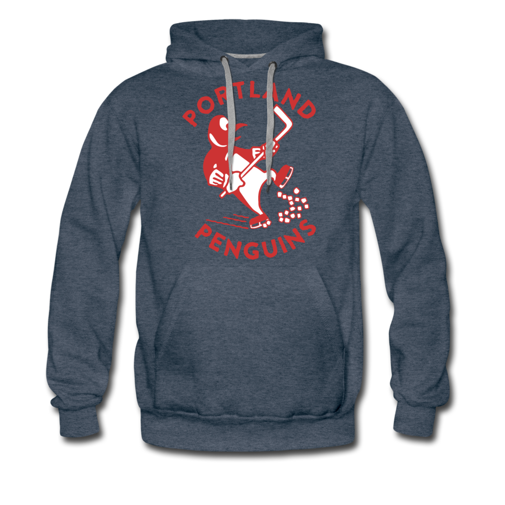 Portland Penguins Premium Hoodie - heather denim