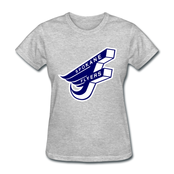Spokane Flyers Women's T-Shirt - heather gray