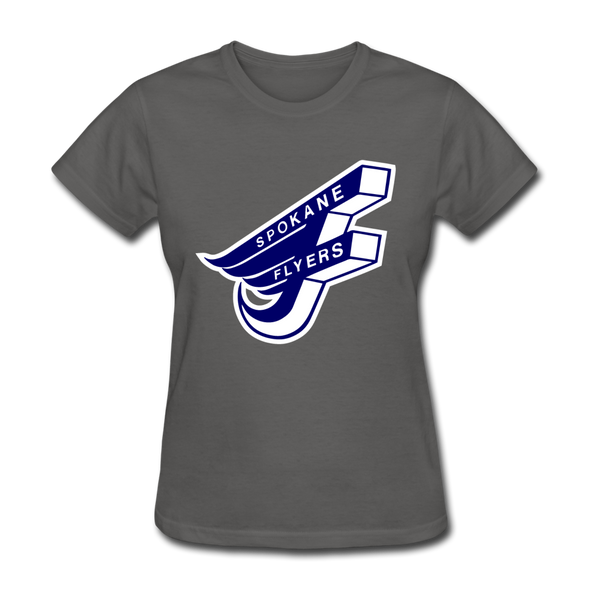 Spokane Flyers Women's T-Shirt - charcoal