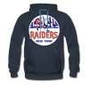New York Raiders Logo Premium Hoodie (Single Sided Printing) - navy