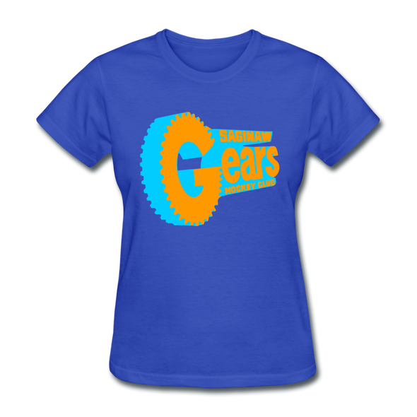 Saginaw Gears Women's T-Shirt - royal blue