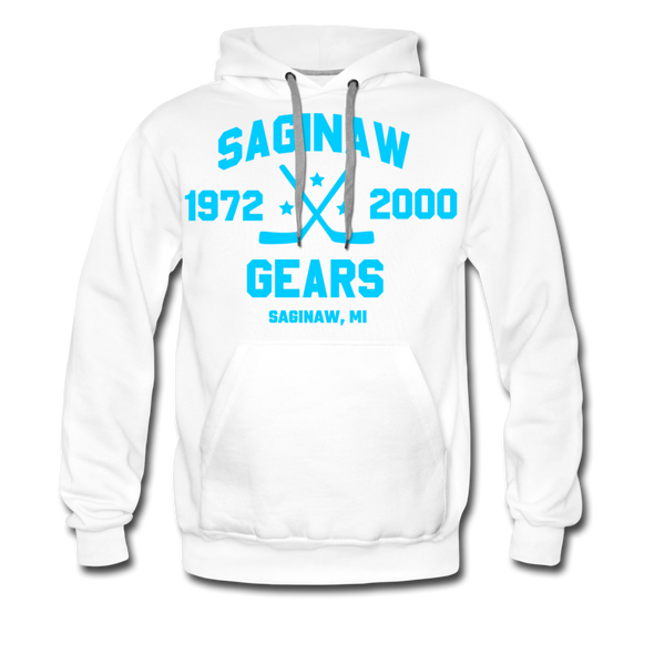 Saginaw Gears Double Sided Premium Hoodie - white