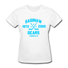 Saginaw Gears Dated Women's T-Shirt - white