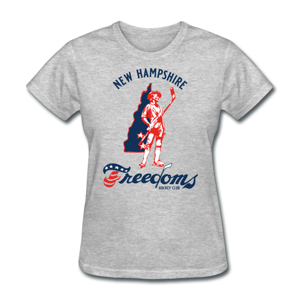 New Hampshire Freedoms Logo Women's T-Shirt - heather gray