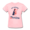 New Hampshire Freedoms Logo Women's T-Shirt - pink
