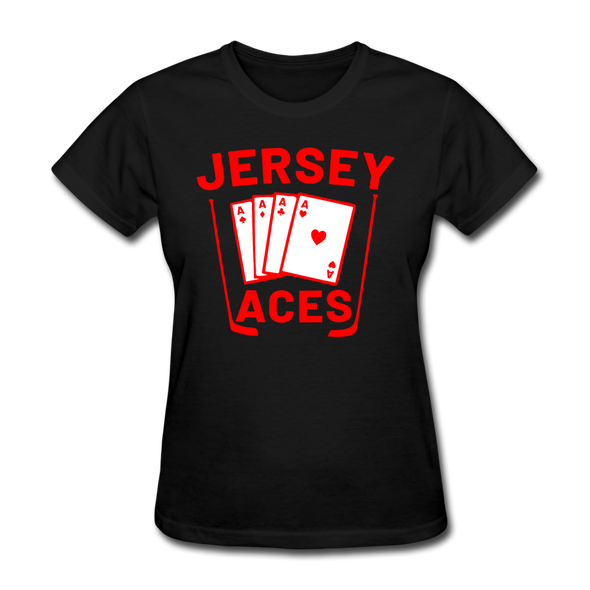 Jersey Aces Women's T-Shirt - black