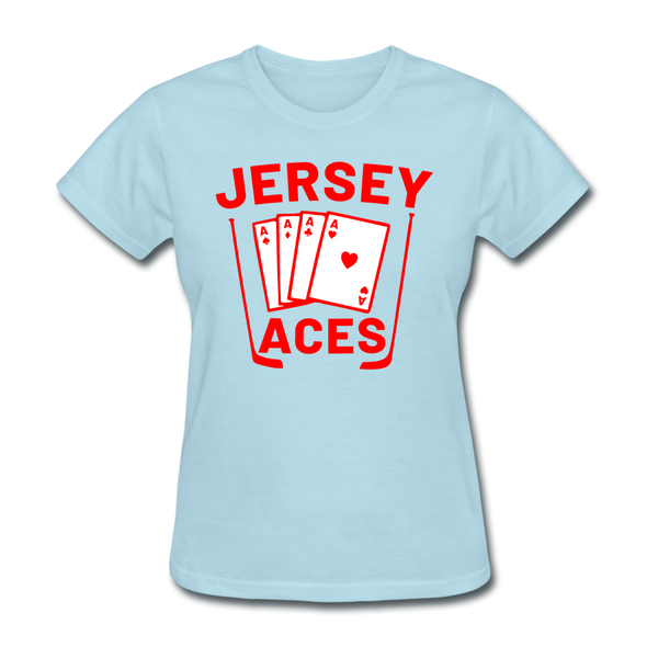 Jersey Aces Women's T-Shirt - powder blue