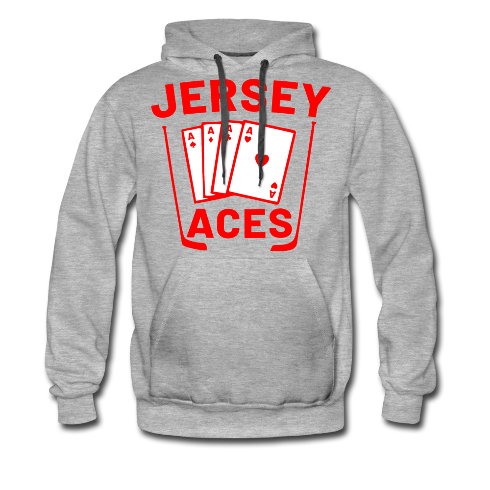 Jersey Aces Premium Hoodie - heather gray