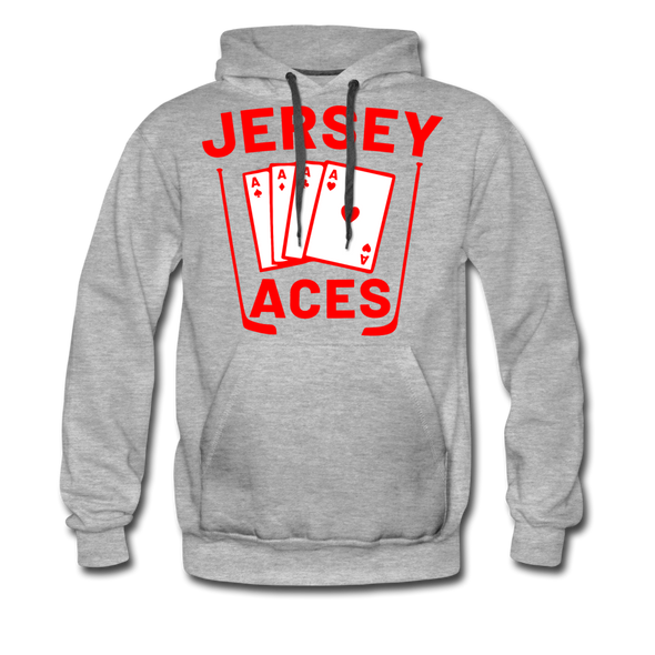 Jersey Aces Premium Hoodie - heather gray