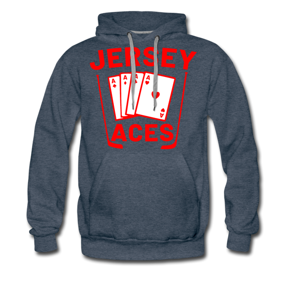 Jersey Aces Premium Hoodie - heather denim